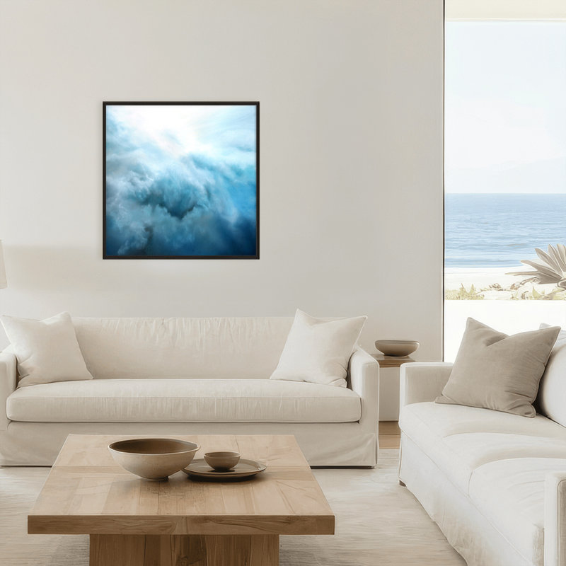 «Coastal Retreat Underwater Clouds IV» par Megan James, reproduction sur toile flottante, H 30 po x l 30 po x P 1,125 po