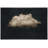 Clouds " Moody Black Modern Minimalist Neutral Artwork " - Extra Large Framed Wall Art Canvas Print-98126576-98126577