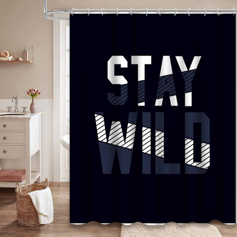 Rideau de douche Wild, L 72 po x l 84 po
