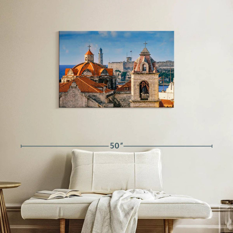 Adella Havana Cathedral Tower, 24" H x 36" W