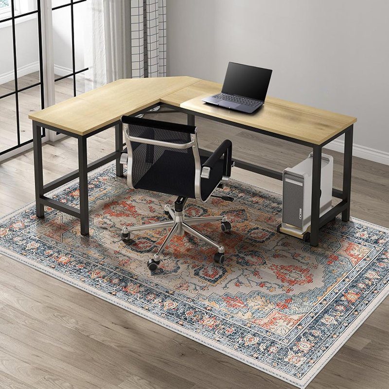 Chair Mat For Hard Floors, 46'' X 60'' Floor Mats Wood/Til...