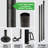 Excello Global Products V2 Light Pole 4 Pack With 100' Of LED Edison Bulb String Lights (Deck Mount)
