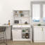 Grande armoire de rangement pour poubelle de cuisine 67,7 po avec 3 tablettes réglables