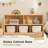 Montessori Shelf 5-Section Aldarcie 23.6" H x 44.6" W Bookcase