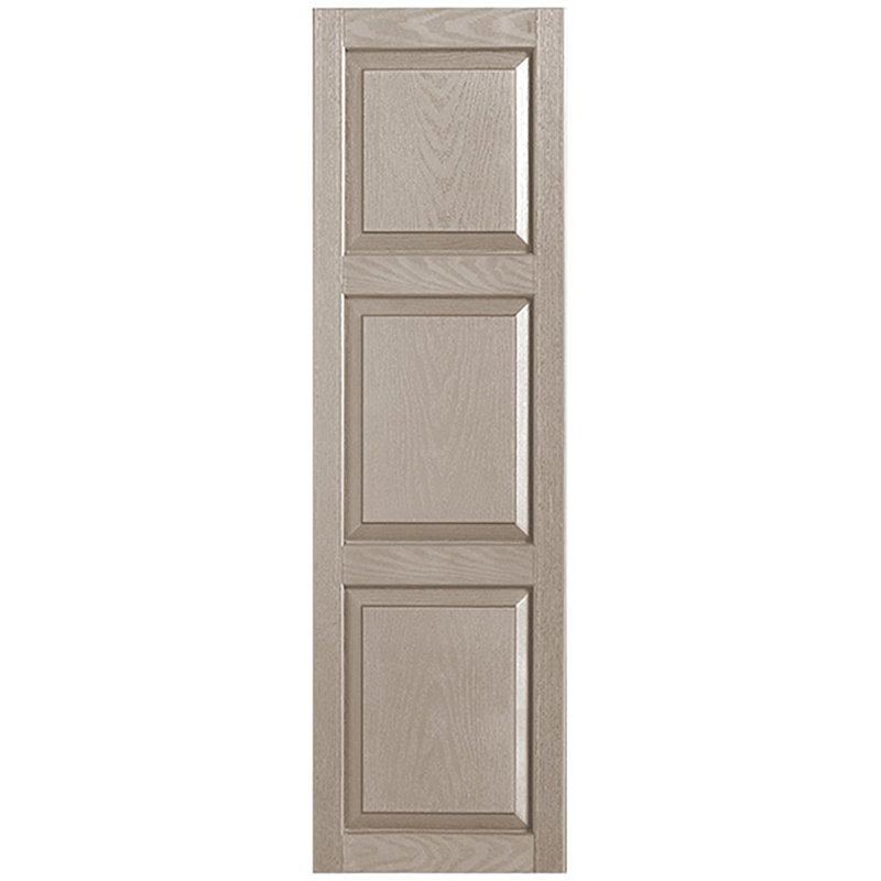 Paire de volets sur mesure en vinyle sur mesure, 12 po, 63 po, Grès