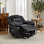 Fauteuil inclinable en polyuréthane chauffant et massant à distance pour un confort et une mobilité supérieurs-1009284817