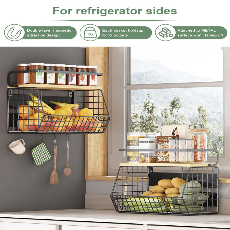 Stainless Steel Spice Rack, Black