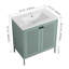 Meuble-lavabo autoportant de 30 po avec lavabo en céramique