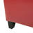Red Storage In Pu Leather Texture - 50.14"W X 17.57"D 15.77"H, Stylish Addition Wood & Red, 15.77"H For Your Home-413265838