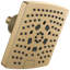 Essential™ Shower Series 7" Linear Square H2OKinetic® Multi-Function Wall Mount Showerhead-59092815-59092819