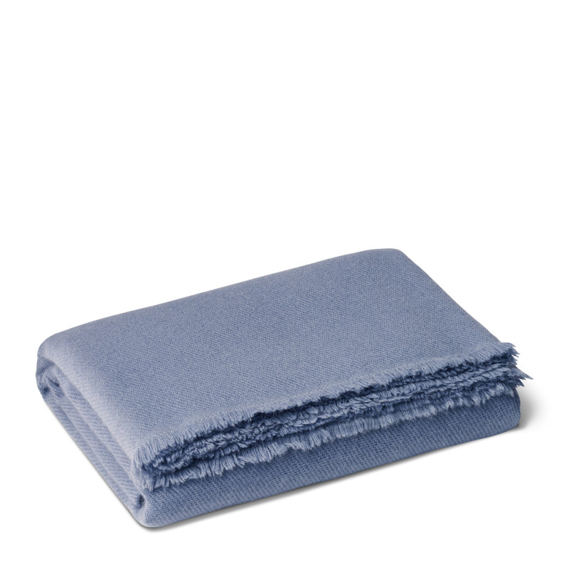 Noe Throw Blanket, Nordic Blue