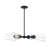 Norro 4 - Light Steel Dimmable Sputnik Modern Linear Chandelier
