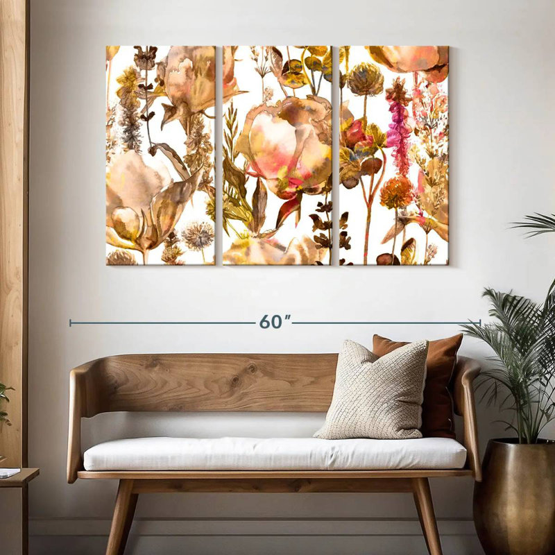 Harnek Artistic Peonies, 32" H x 50" W