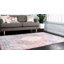 Tapis oriental orange / bleu Rosamonde-31821356
