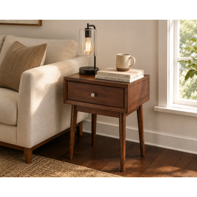 Norberg 18" Mid-Century End Table