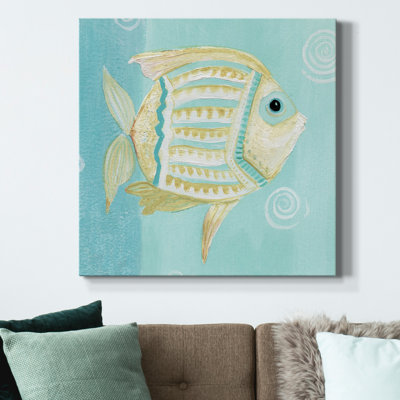 «Whimsical Sea I», reproduction d'art sur toile tendue