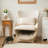 2 In 1 Modern Velvet Accent Chair With Free Padded Cushion And Pet Friendly Space-545357924