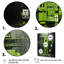«Green Maya Shapes Mask I» - Décoration murale abstraite-437952651-437952655