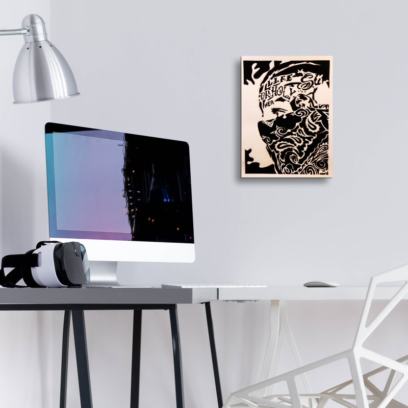 «Bandana Man» par Abstract Graffiti, H 16 po x l 12 po x P 0,13 po
