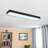 1-Black and white LED dimmable Flush mount light