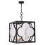 Luminaire suspendu carré 4 lumières Angelo-23078181-23078180