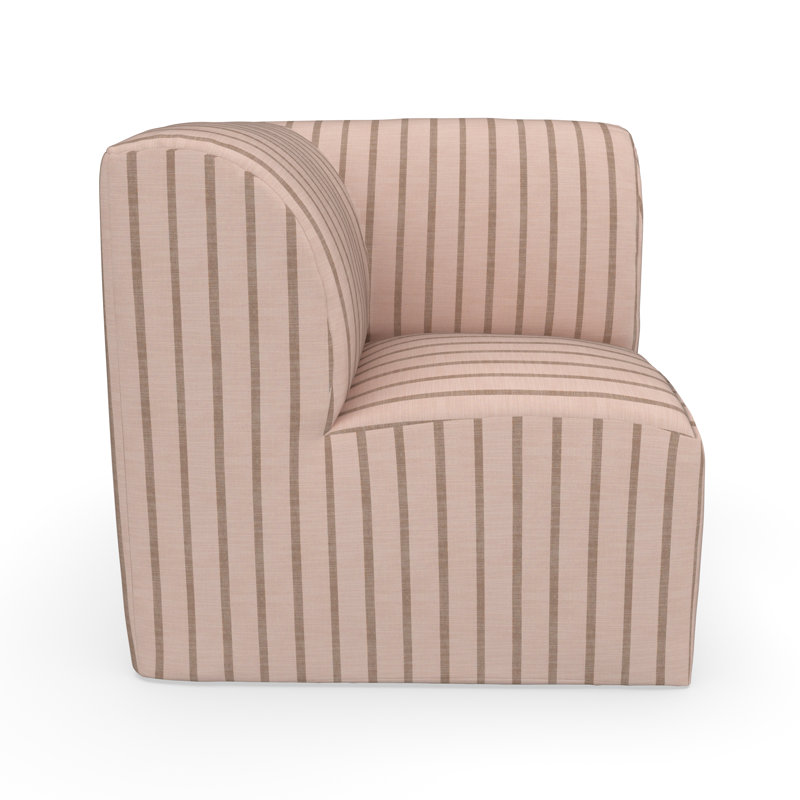 Chaise de coin de patio Praia Sunbrella®, Sunbrella® Unwind Cameo