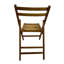 Ensemble de 4 chaises pliantes en bois massif - et 4 chaises polyvalentes couleur miel pour différents usages