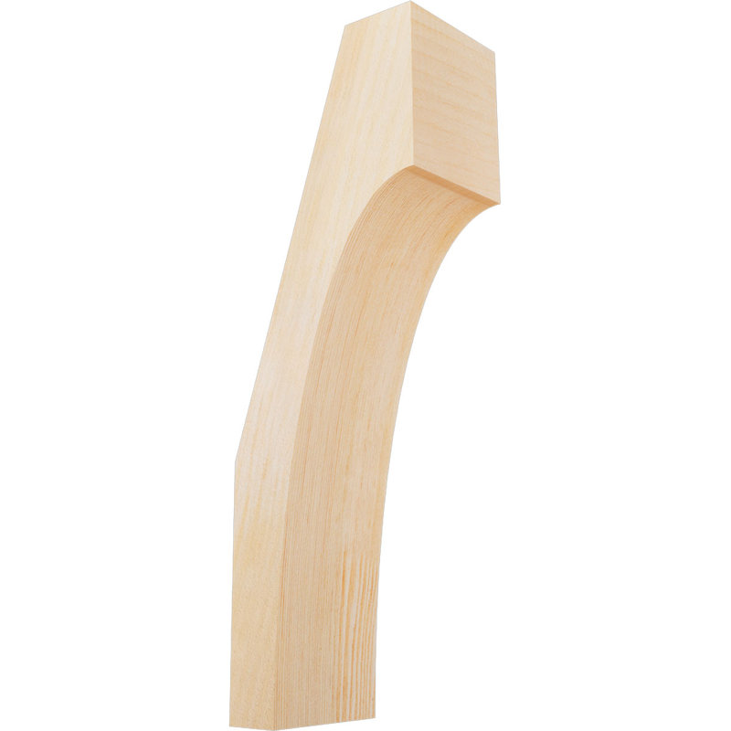 Attelle de genou Westlake, Sapin de Douglas, Scié brut, H 18 po x l 4 po x P 6 po