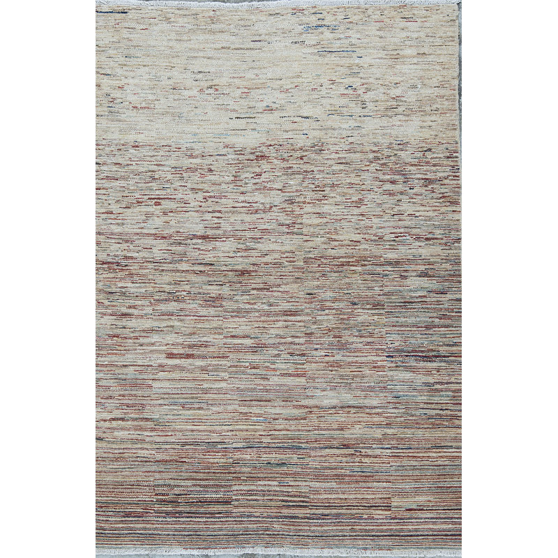 Hand-Knotted High-Quality Beige Area Rug