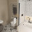 Bath Tub Shower Door 3458 With Clear Tempered Glass And Towel Bar - Matte Black Bathroom Use 180 Degrees Hinged Seal Strip To Keep Water From Splashing Out Of Safe Reliable Pivot Screen 1/4" Stand-121166515