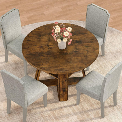 Ensemble de table de salle à manger 43,3 po avec chaises rembourrées
