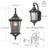 Black Outdoor Wall Mount Light