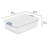 Sterilite Plastic Clear Stackable Latching Storage Box Container