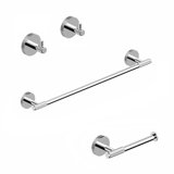 Klass WSBC 256890A Bathroom Hardware Set in Brushed Gold