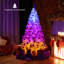 Arbre de Noël artificiel 7,5 pi avec 1346 branches et 400 lumières 11 modes d'éclairage-2015309278-2015309266