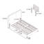 Lit de grand lit classique classique en similicuir 1pc