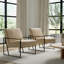 Fauteuil d'appoint en métal Ricci-384480132