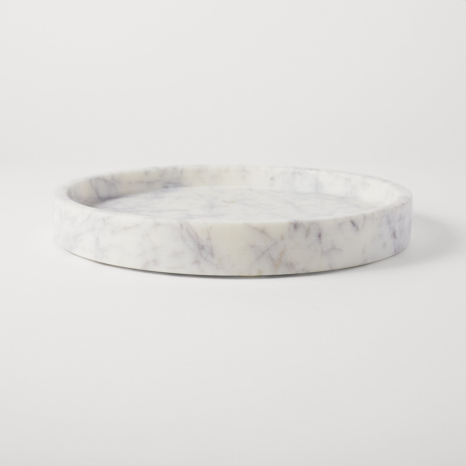 Matheson Marble Tray - Set of 1, 1.5" H x 12" W x 12" D