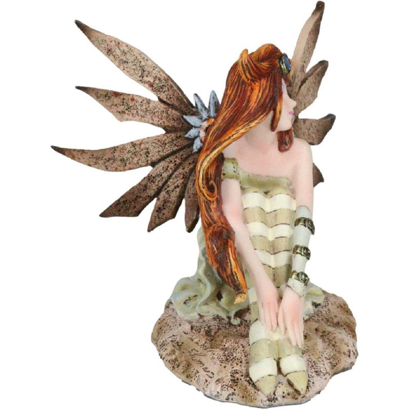 Harley Amy Brown «Th pensing you», aviateur pilote Steampunk
