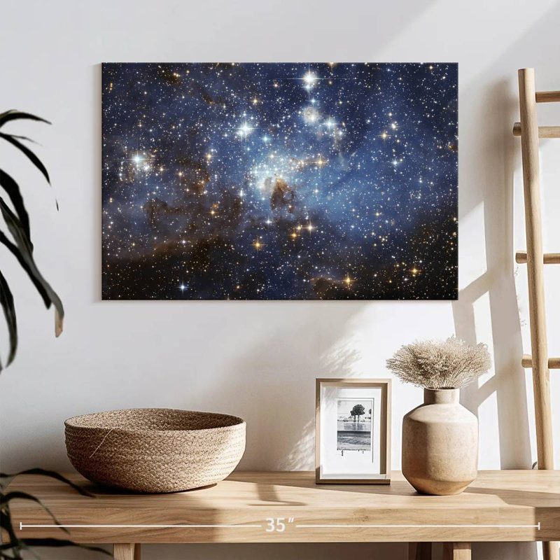 Oberle, peloton d'étoiles, H 16 po x l 24 po