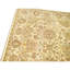 Hand Knotted Wool Area Rug in Camel And Cream