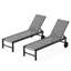 Chaise longue d'extérieur à roulettes Arlenne-1531153491