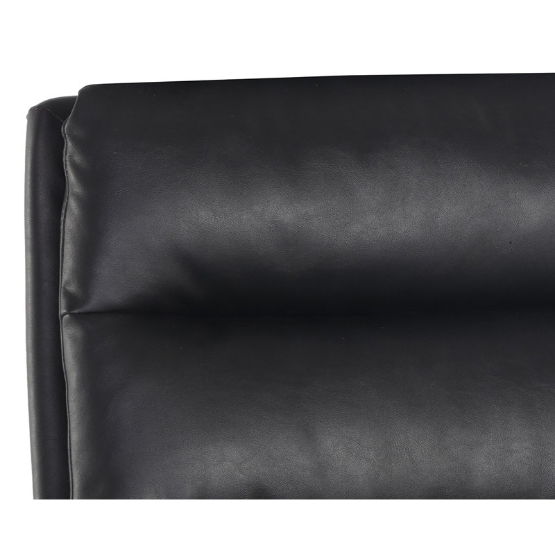 Gwenan Swivel Side Chair, Black