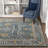 Armintha Oriental Wool Dark Blue Area Rug-621490608