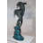 Two Dolphins fountain Bronze Statue, Snowden Elegant & Durable Outdoor Sculpture, 22"L x 12"W x 46"H