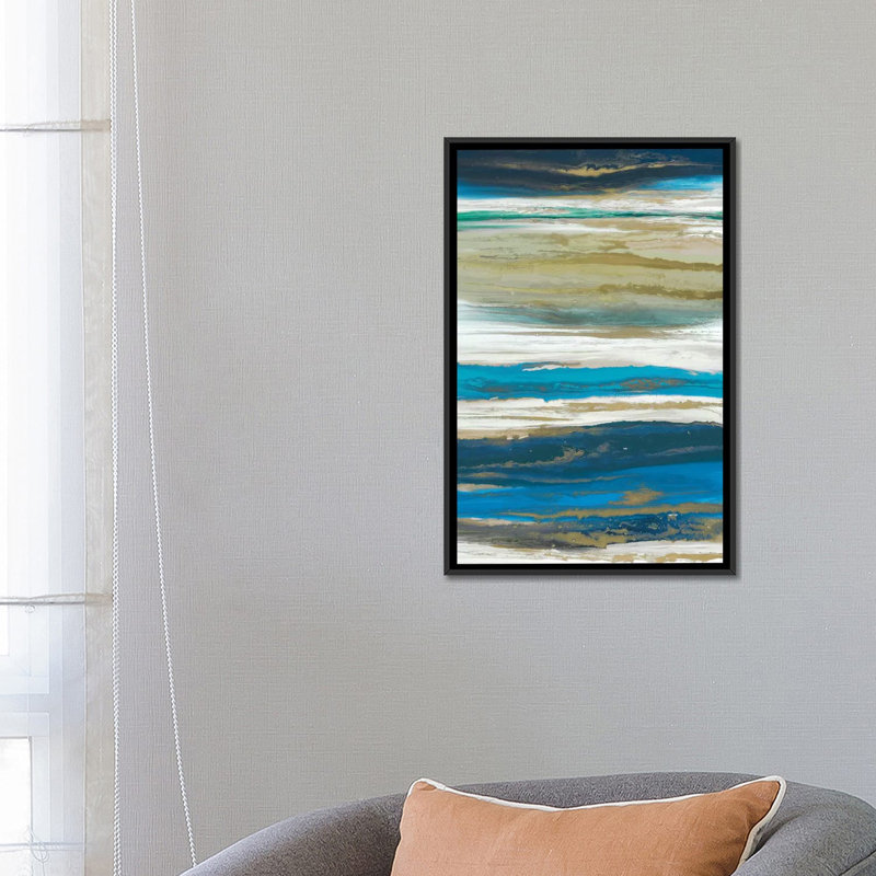 « spring aube », reproduction d’art sur toile, H 26 po x l 18 po x P 1,5 po, Toile avec cadre noir