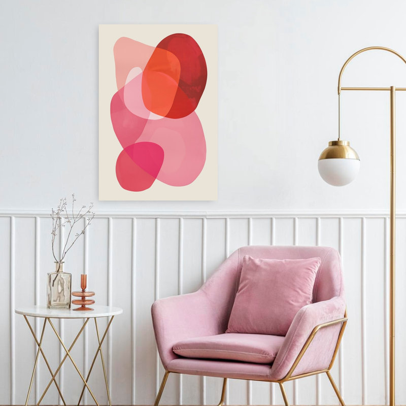 Art mural contemporain abstrait abstrait, H 24 po x l 16 po