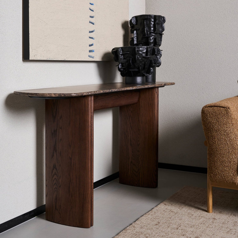 Modern Minimalist Console Table, 33.5" H x 47.2" W x 13.8" D