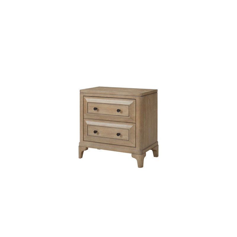 2 Drawer Nightstand With Sand