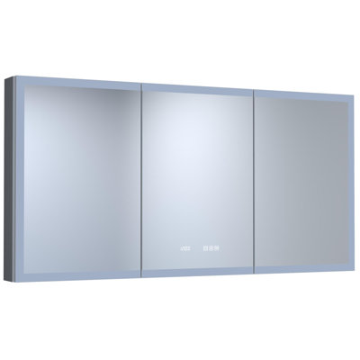 Armoire à pharmacie en aluminium encastrée / à fixation en surface